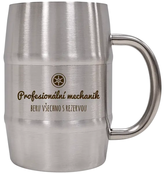 Nerezový chladicí půllitr Profesionální mechanik