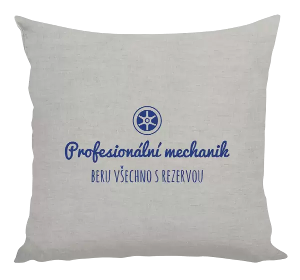 Polštář Profesionální mechanik