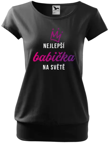 Dámské tričko Nejlepší babička na světě - korunka