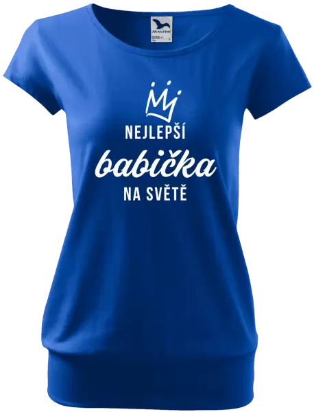 Dámské tričko Nejlepší babička na světě - korunka