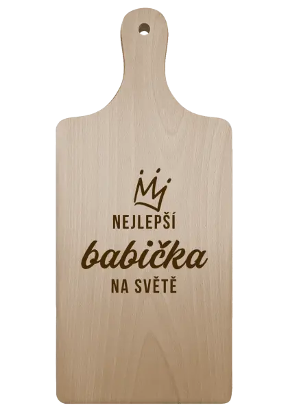 Prkénko Nejlepší babička na světě - korunka