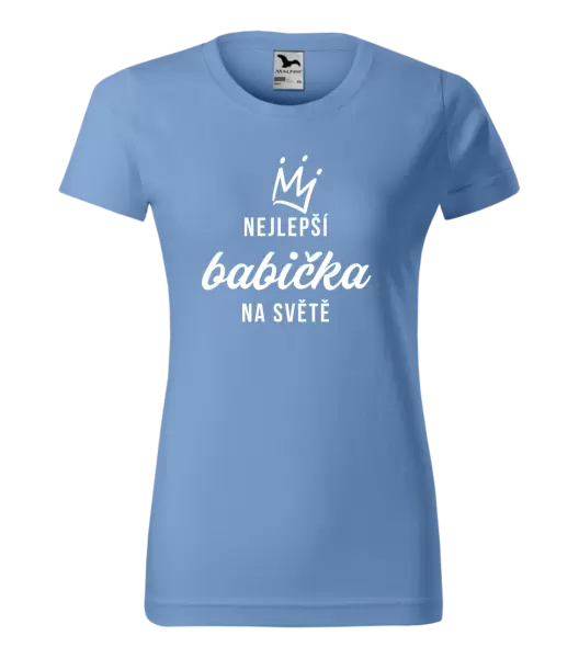 Dámské tričko Nejlepší babička na světě - korunka
