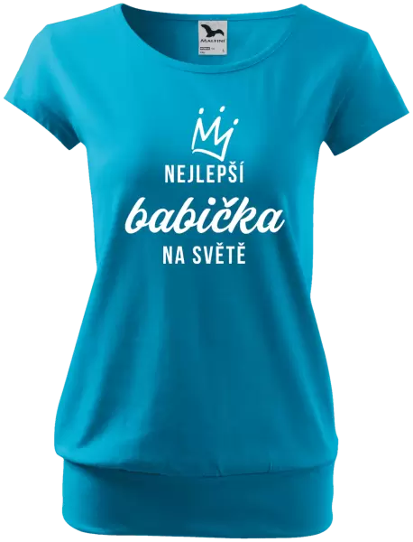 Dámské tričko Nejlepší babička na světě - korunka