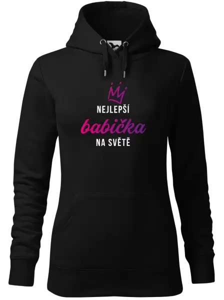 Dámská mikina Nejlepší babička na světě - korunka