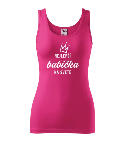 Dámské tílko Nejlepší babička na světě - korunka
