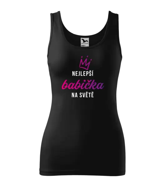 Dámské tílko Nejlepší babička na světě - korunka