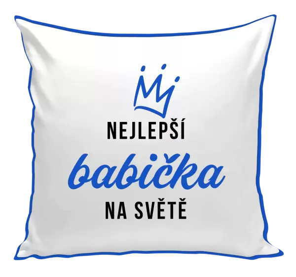 Polštář Nejlepší babička na světě - korunka