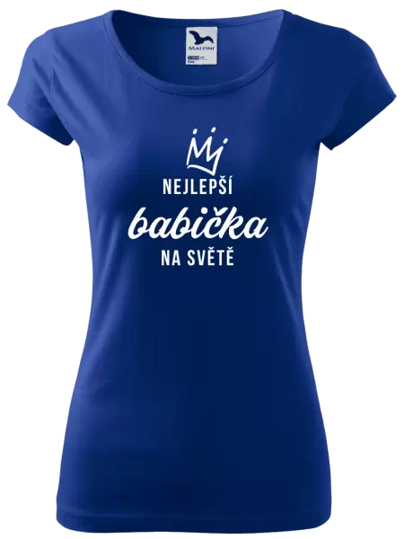 Dámské tričko Nejlepší babička na světě - korunka