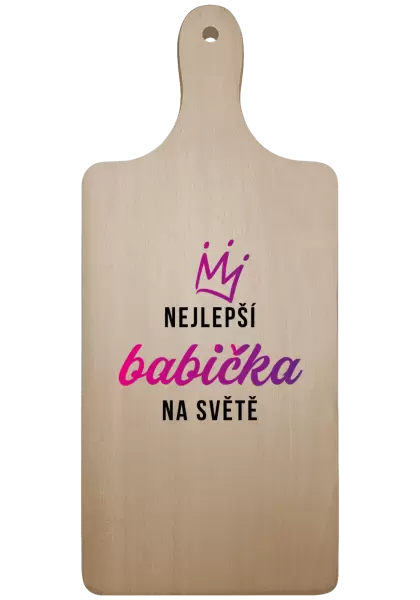 Prkénko Nejlepší babička na světě - korunka