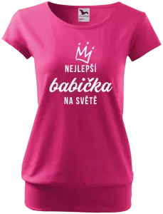 Dámské tričko Nejlepší babička na světě - korunka