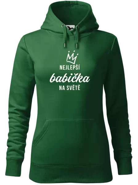 Dámská mikina Nejlepší babička na světě - korunka