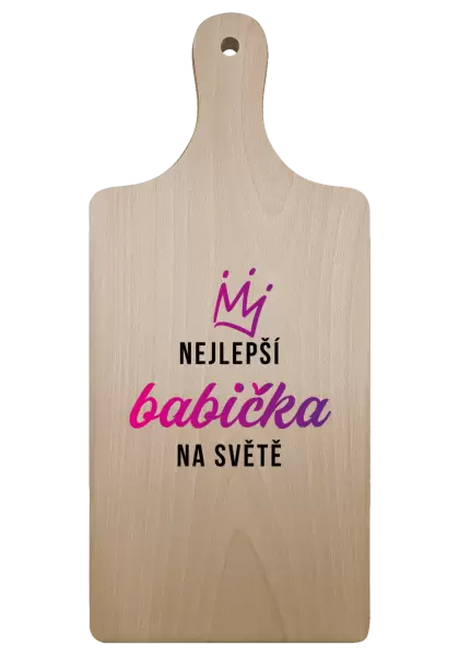 Prkénko Nejlepší babička na světě - korunka