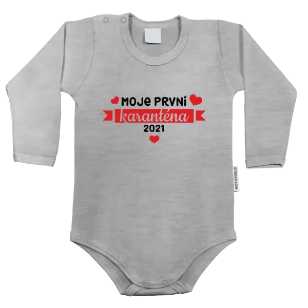 Dětské body Moje první karanténa - stuha