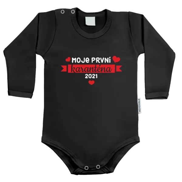 Dětské body Moje první karanténa - stuha