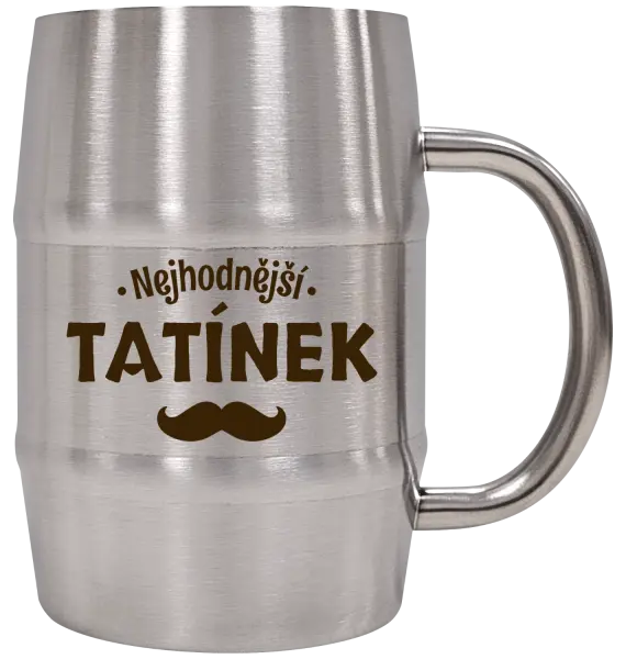 Nerezový chladicí půllitr Nejhodnější tatínek