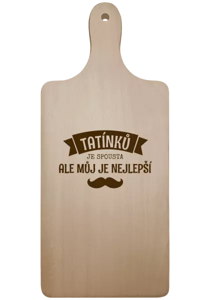 Prkénko Tatínků je spousta, ale můj je nejlepší