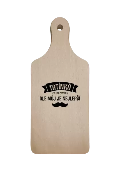Prkénko Tatínků je spousta, ale můj je nejlepší