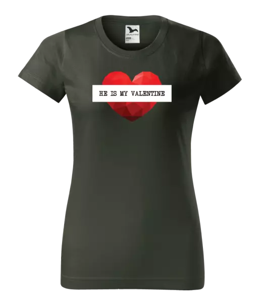 Dámské tričko He is my Valentine