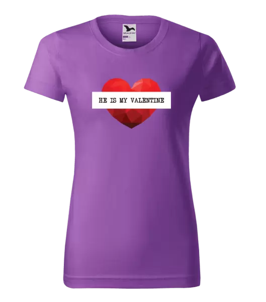 Dámské tričko He is my Valentine