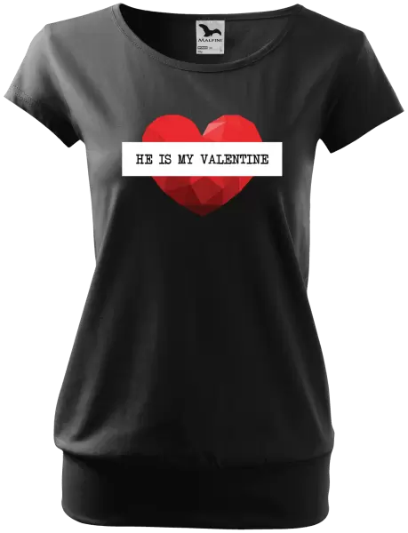 Dámské tričko He is my Valentine