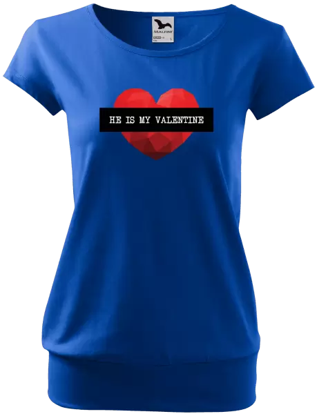 Dámské tričko He is my Valentine