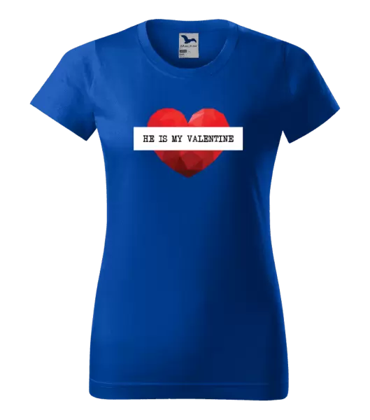 Dámské tričko He is my Valentine