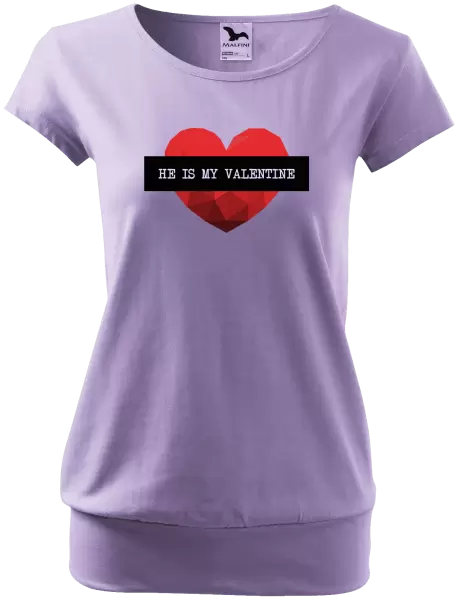 Dámské tričko He is my Valentine