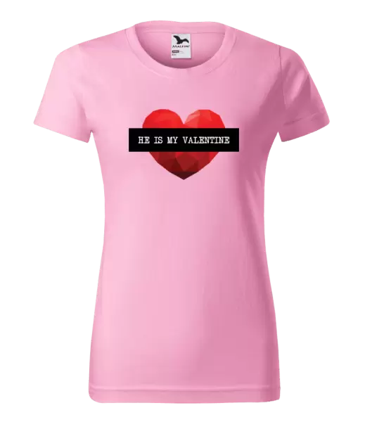 Dámské tričko He is my Valentine