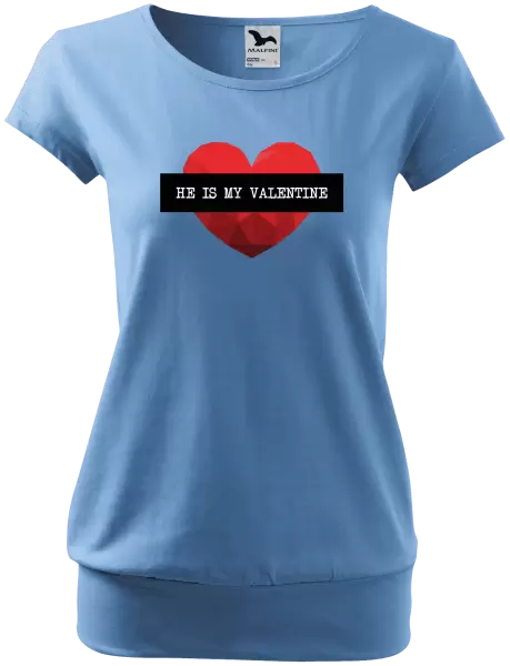 Dámské tričko He is my Valentine