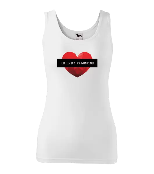 Dámské tílko He is my Valentine