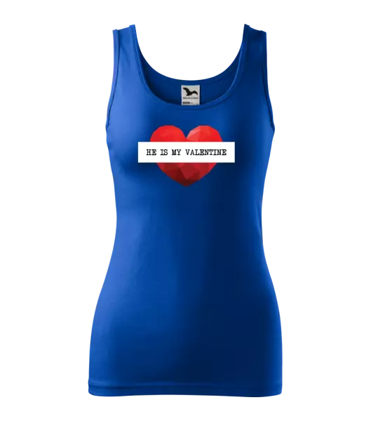 Dámské tílko He is my Valentine