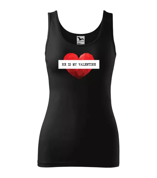 Dámské tílko He is my Valentine