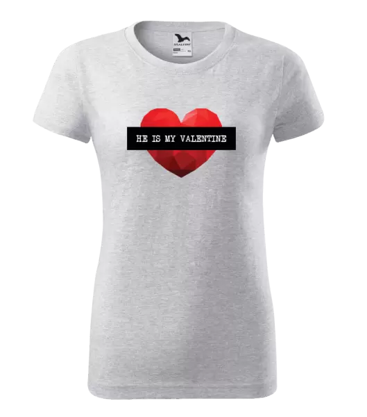 Dámské tričko He is my Valentine