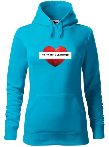 Dámská mikina He is my Valentine