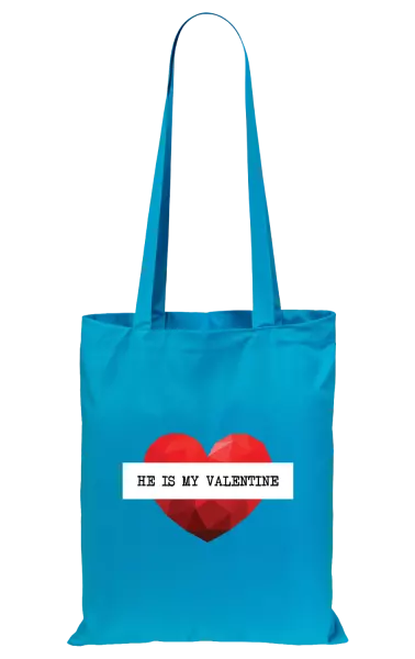 Látková taška He is my Valentine