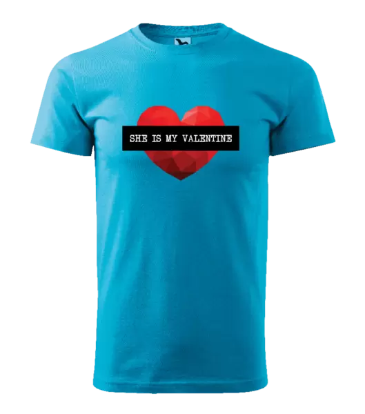 Pánské tričko She is my Valentine