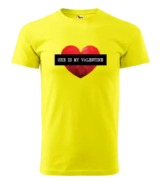 Pánské tričko She is my Valentine