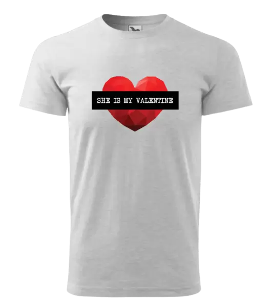 Pánské tričko She is my Valentine