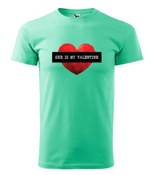 Pánské tričko She is my Valentine