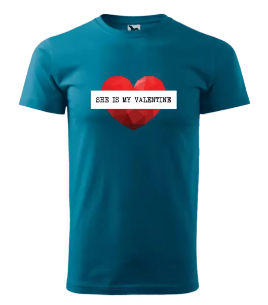 Pánské tričko She is my Valentine