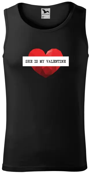 Pánské tílko She is my Valentine