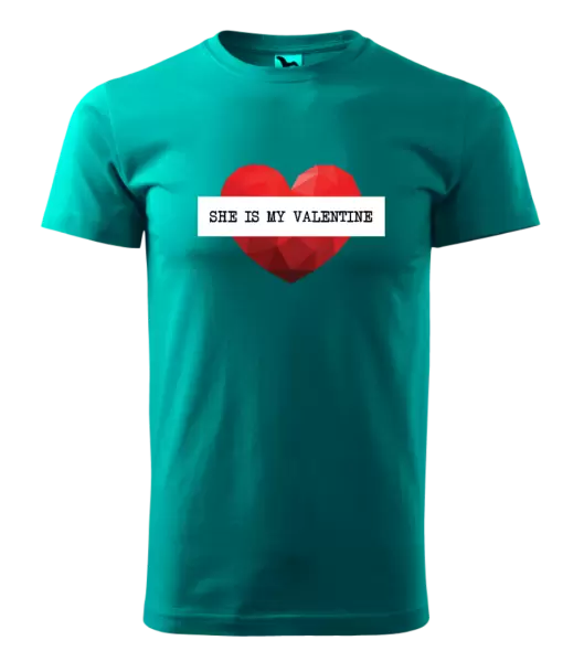 Pánské tričko She is my Valentine