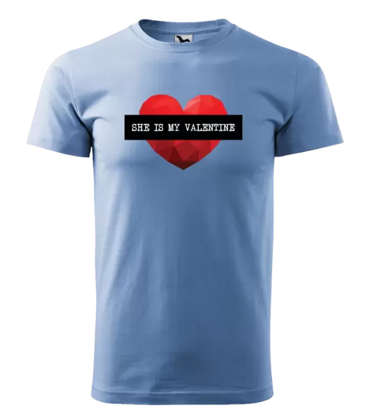 Pánské tričko She is my Valentine