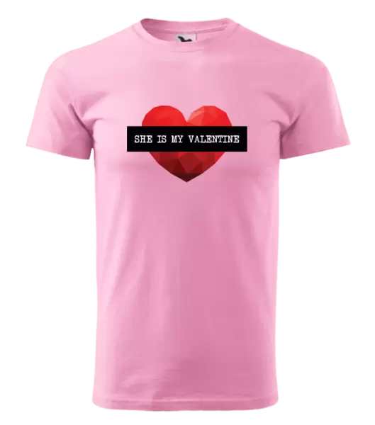 Pánské tričko She is my Valentine