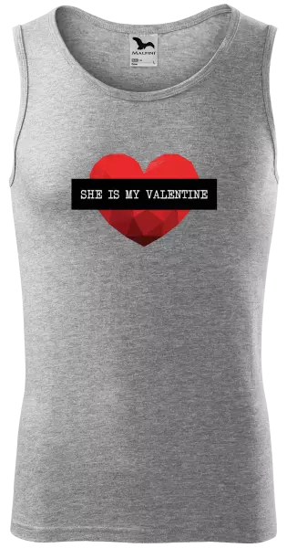 Pánské tílko She is my Valentine