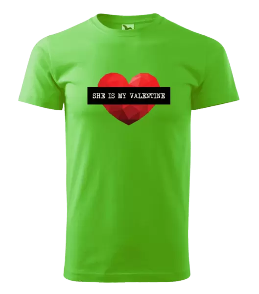 Pánské tričko She is my Valentine