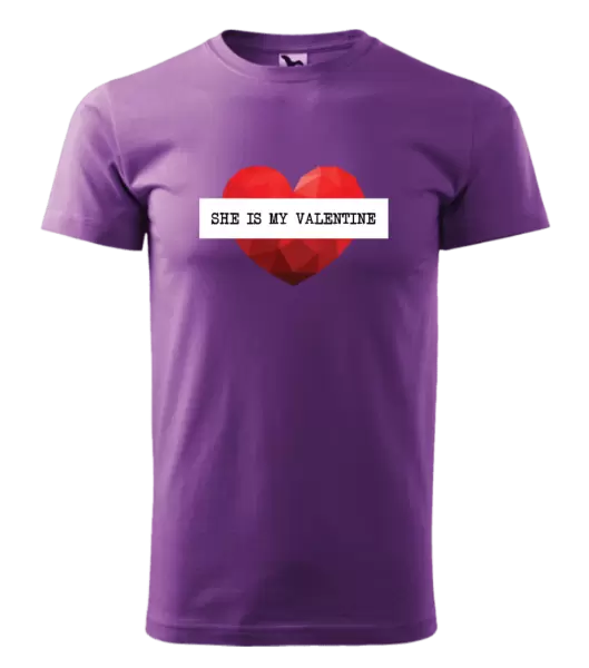 Pánské tričko She is my Valentine