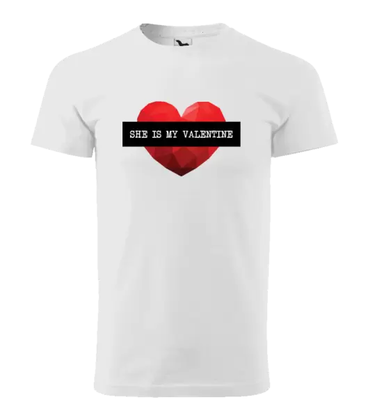 Pánské tričko She is my Valentine