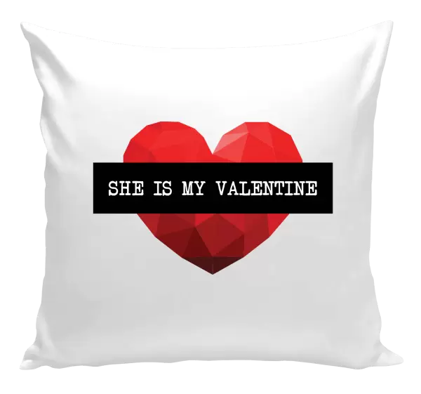 Polštář She is my Valentine