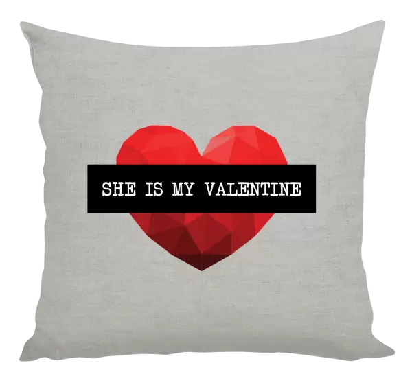 Polštář She is my Valentine